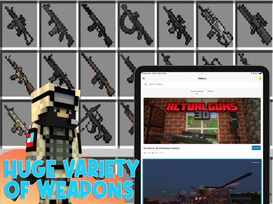 Screenshot #5 pour Weapons & Car Addons pour MCPE