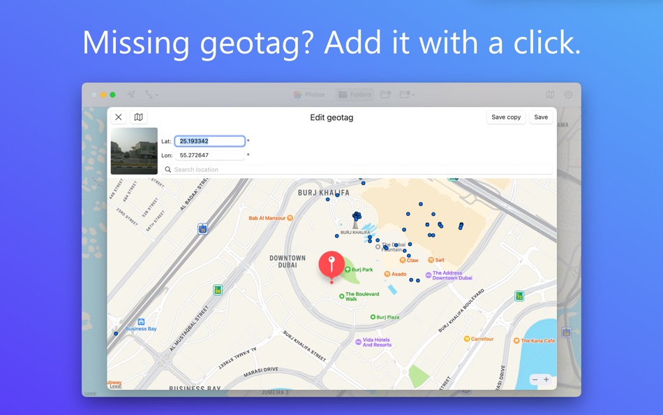 #5. GeoPhoto: Read & write geotags (macOS) De: Timo Partl