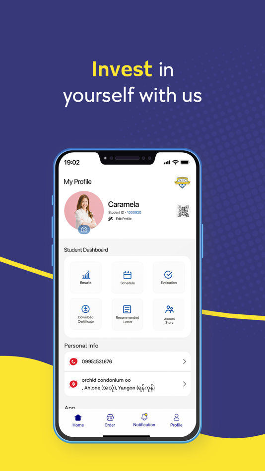 #3. ASK Academy (iOS) Por: Myanmar High Society