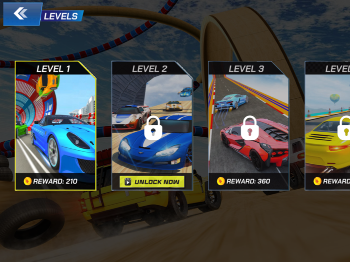 Car Wheels Stunt Challenge