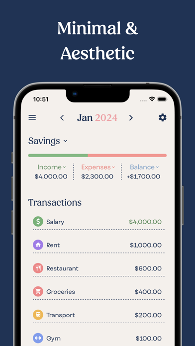 Savey - Budget Planner App Screenshot