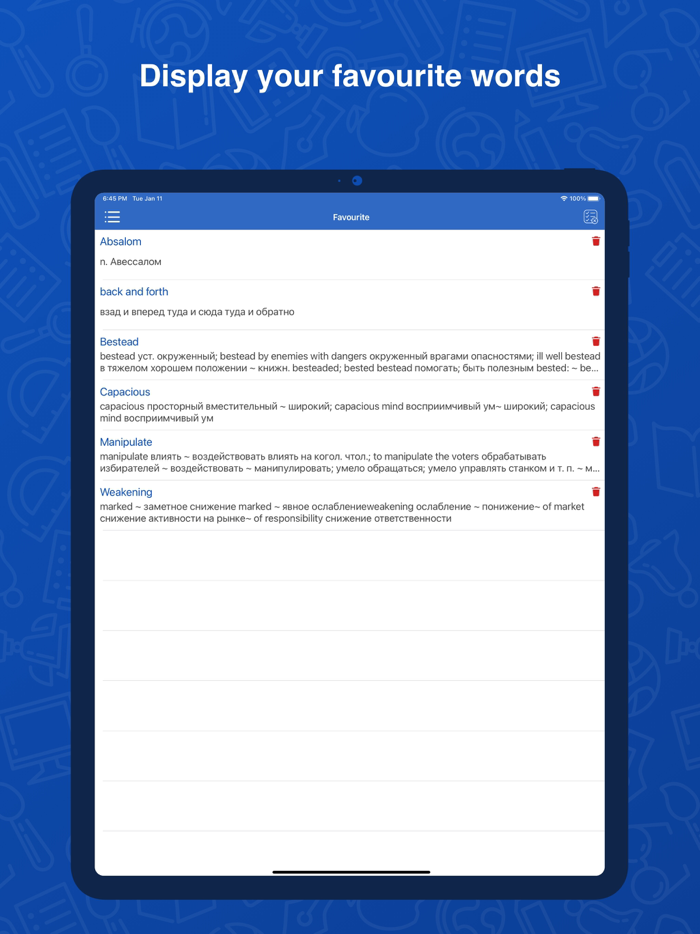 Russian Dictionary Translator