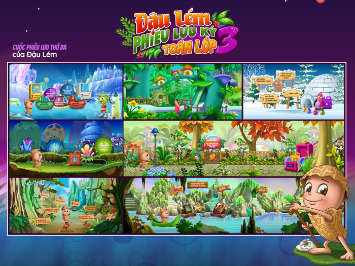 Đậu Lém Phiêu lưu ký - Toán 3