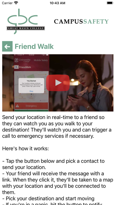 Campus Safety - GBCNV Screenshot