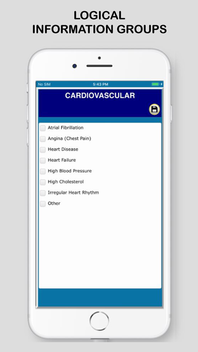 Family Medical Diary Screenshot