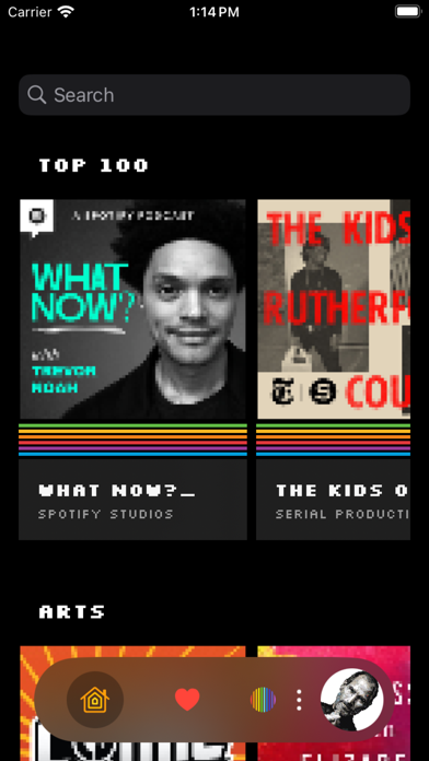 Podcasts .