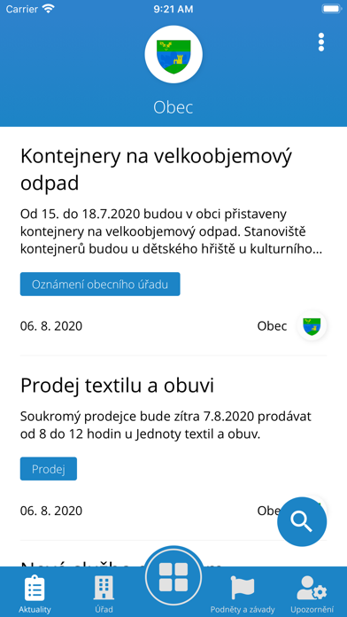 ÚŘADvMOBILU / Hlášenírozhlasu Screenshot