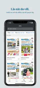 Melleruds Nyheter e-tidning screenshot #2 for iPhone
