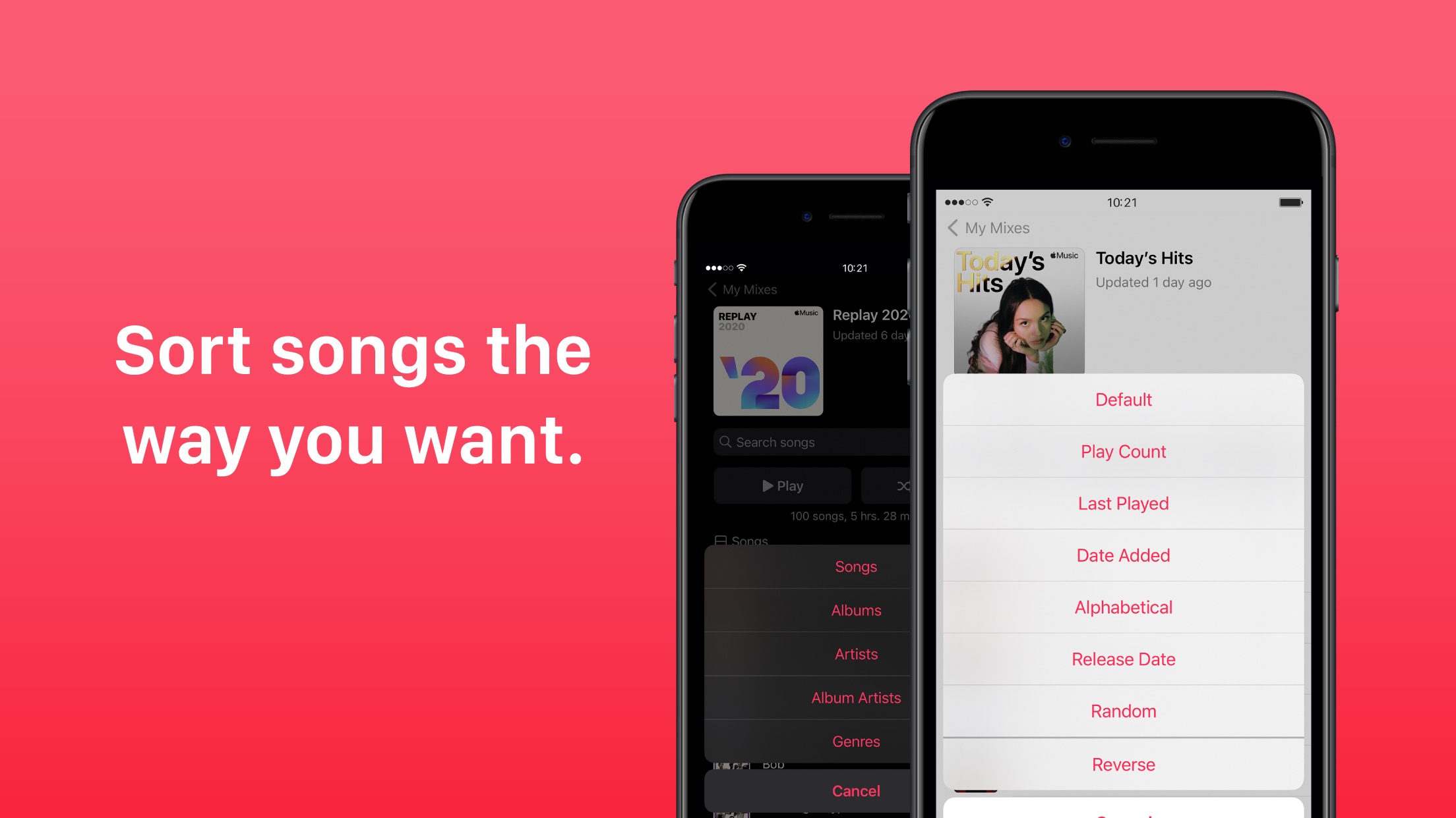 Screenshot do app Miximum: Smart Playlist Maker