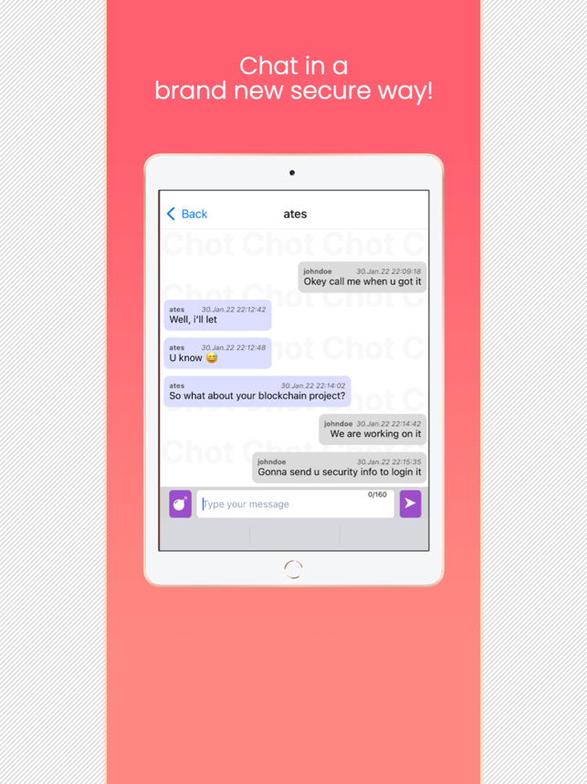 ‎Chot: Secure Instant Messaging Screenshot