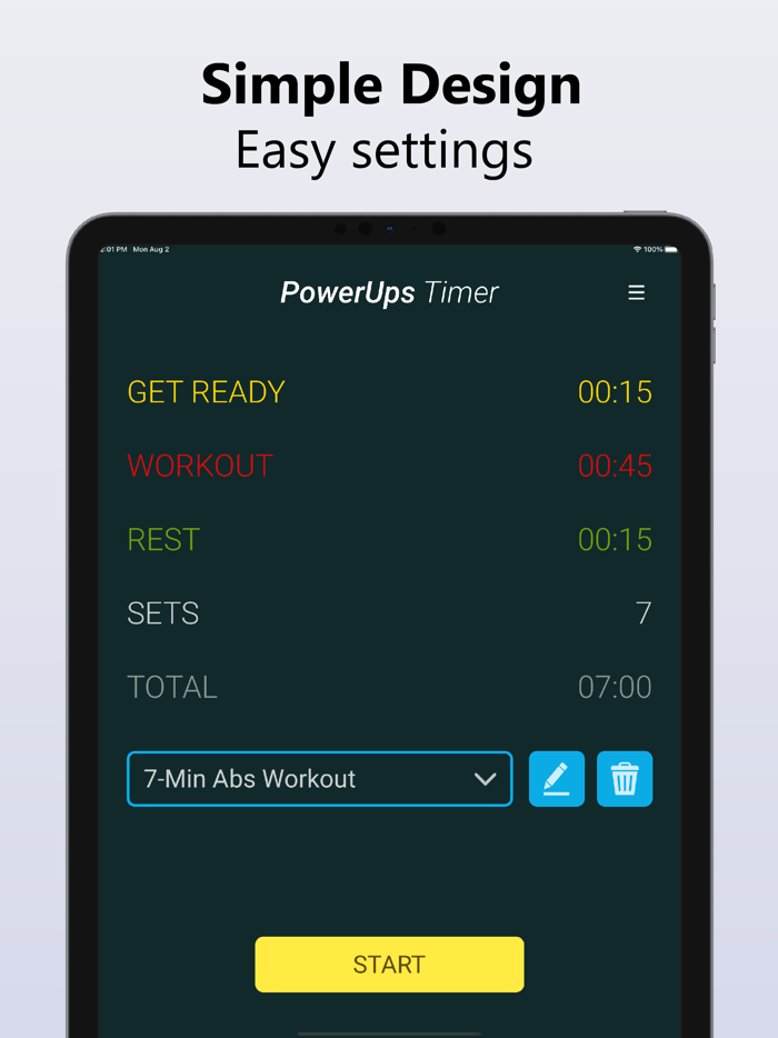 Interval Timer Tabata Timer