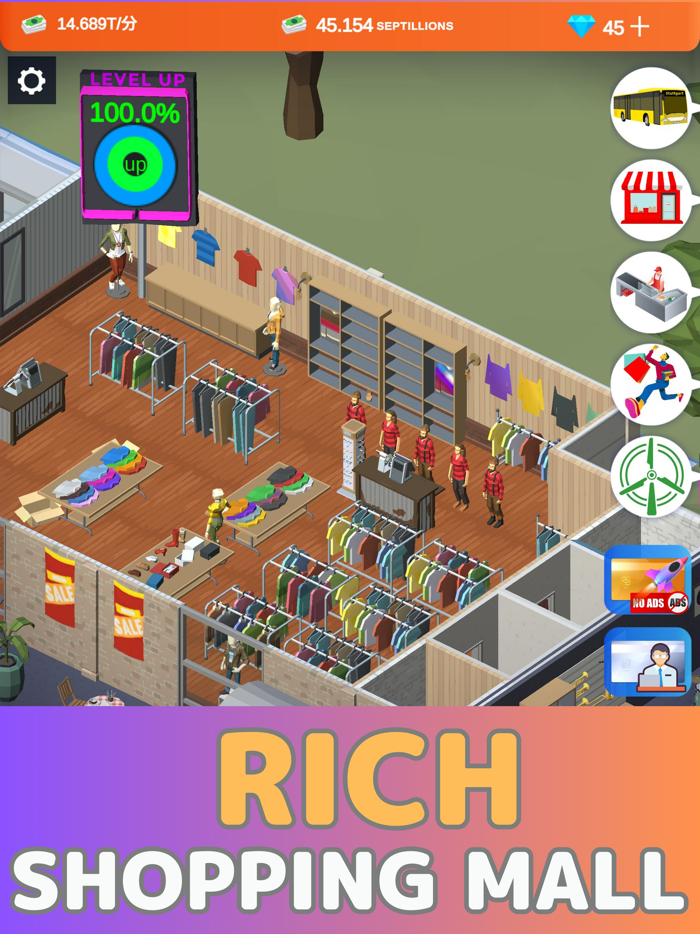 Idle Mall Tycoon - Tap Manager