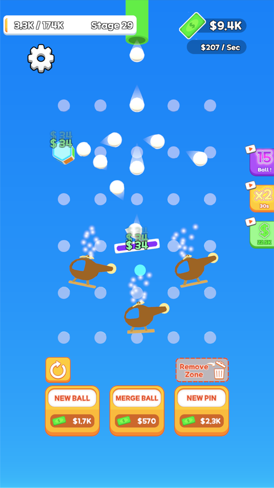 #5. Pinball Pong! (iOS) Podle: MondayOFF