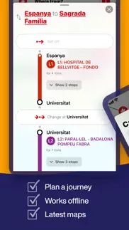 barcelona metro map & routing айфон картинки 3