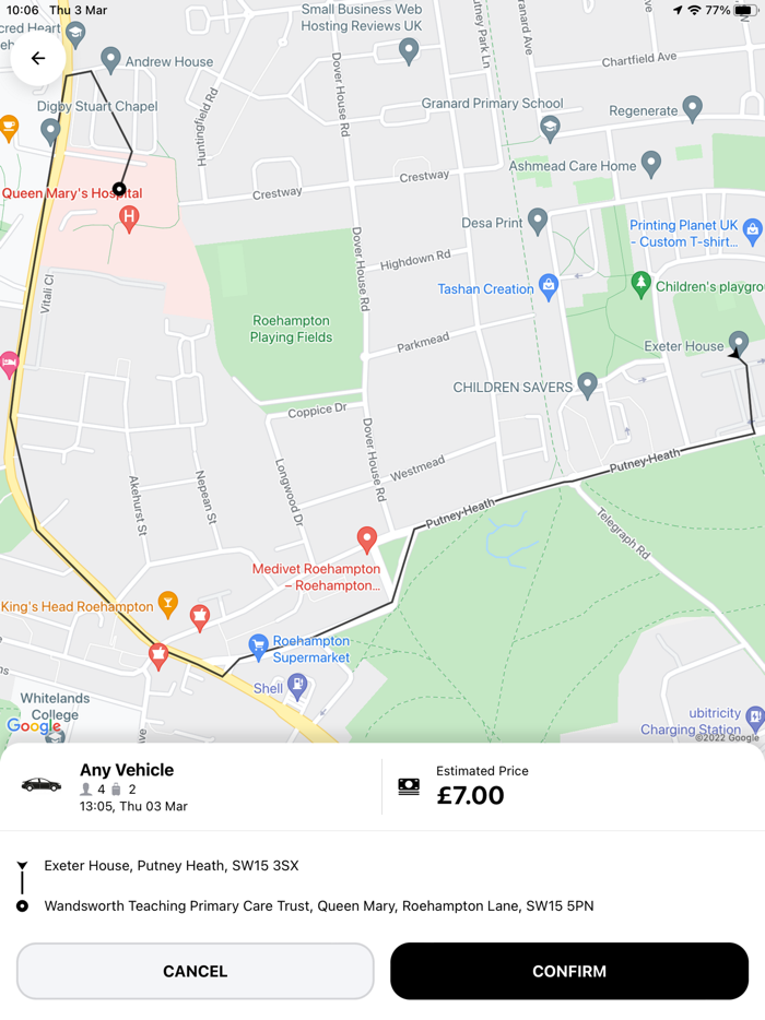 Roehampton Car Service