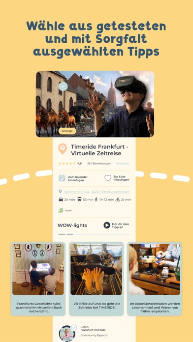 WOWZER - Ausflüge für Familien Screenshot