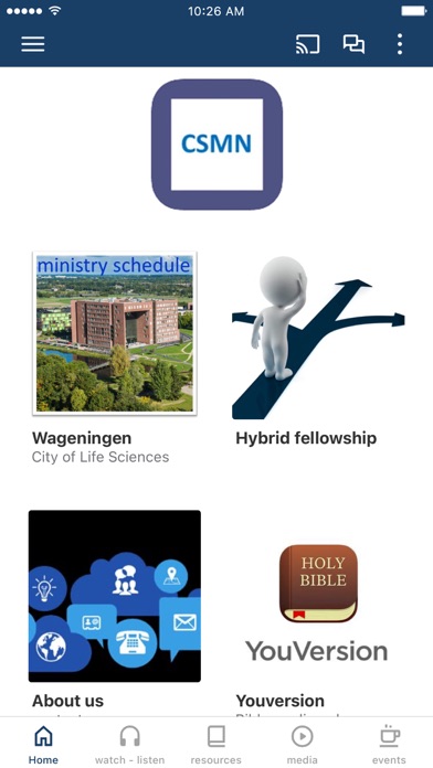 Chinese Student Ministries NL Screenshot