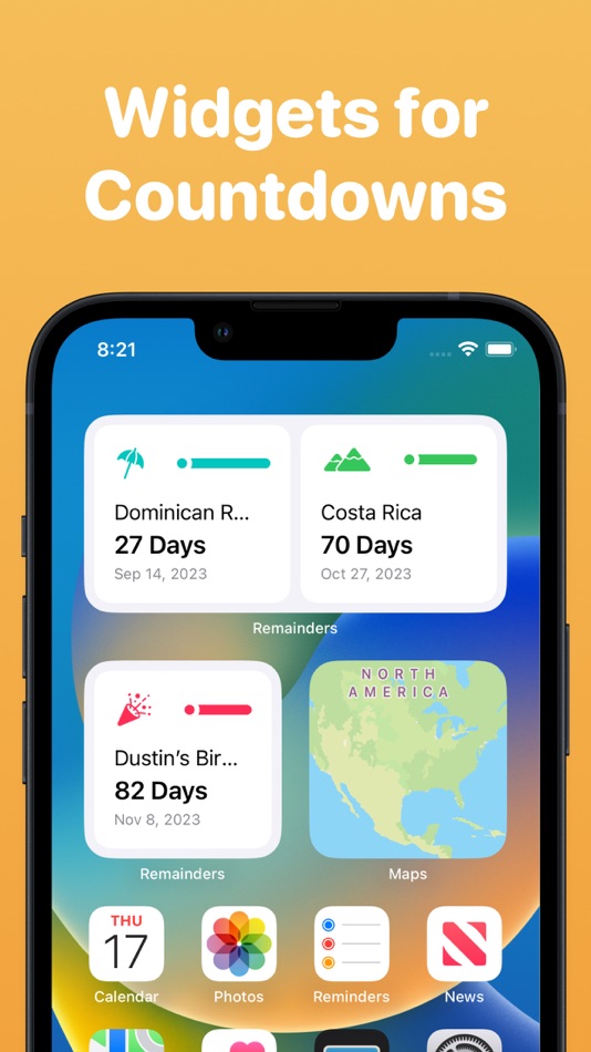 #1. Countdown App - Remainders (iOS) 由: Fabricate LLC