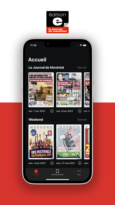 Journal de Montréal – EÉdition Screenshot