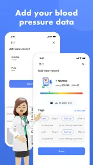 blood pressure app-health body iphone screenshot 1