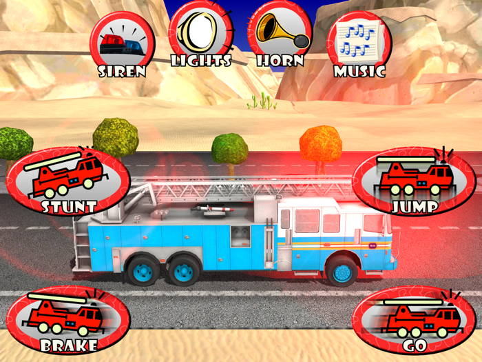 Fire Truck Race and Rescue