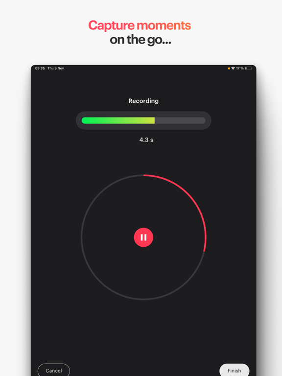 Life Field Recorder iPad screenshot 4 - Music app