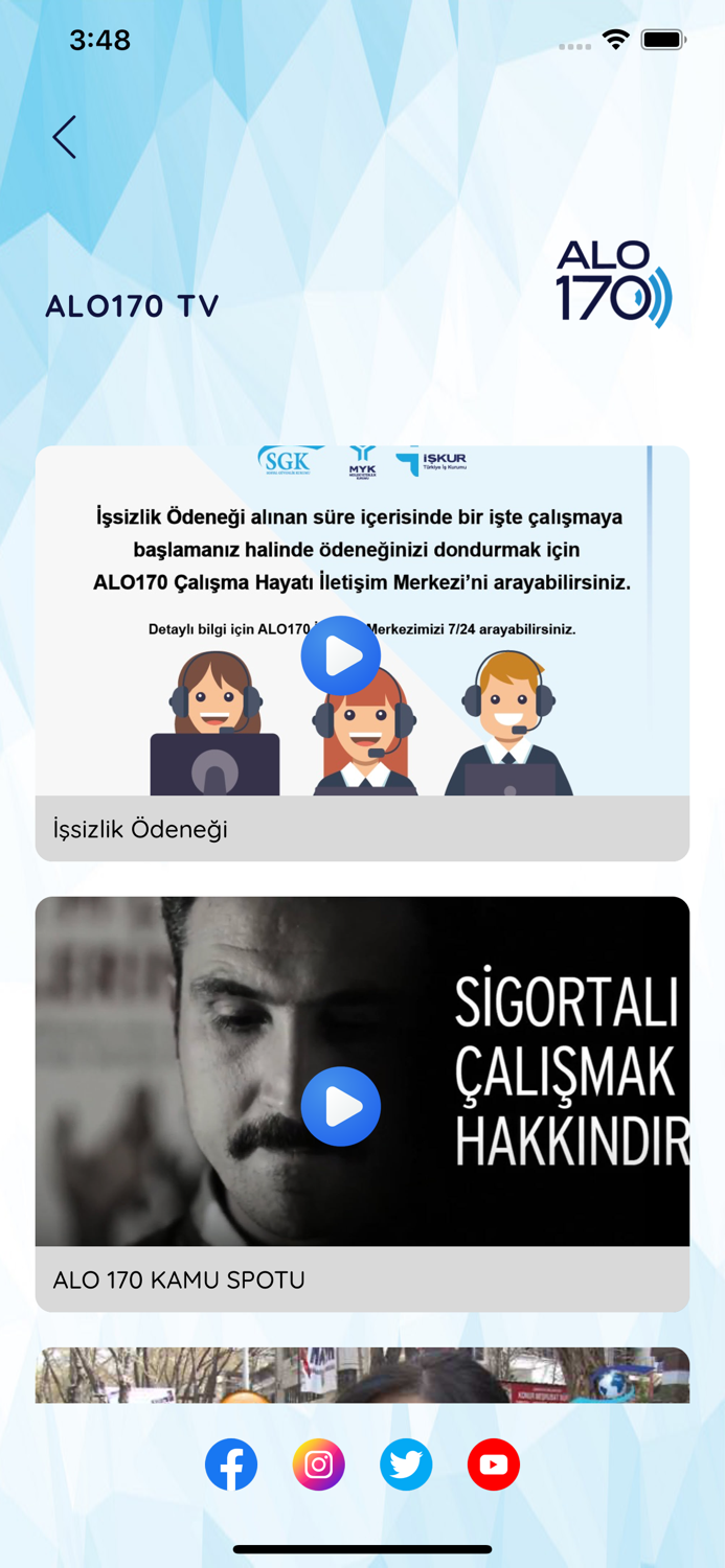 Alo170  İletişim Merkezi