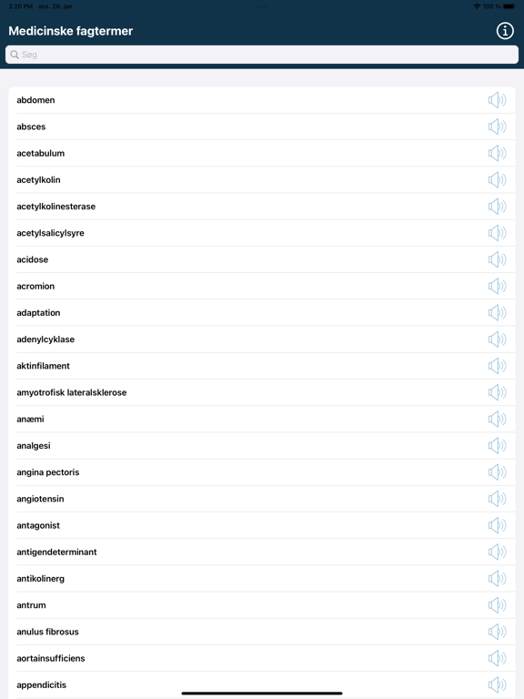 Screenshot #5 pour Medicinske fagtermer