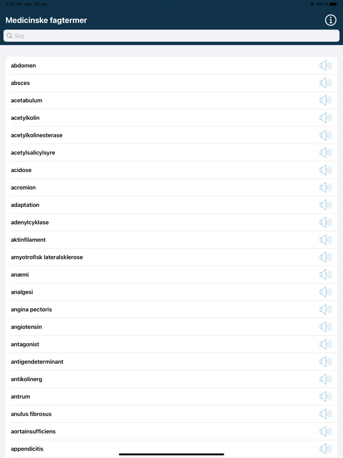 Medicinske fagtermer