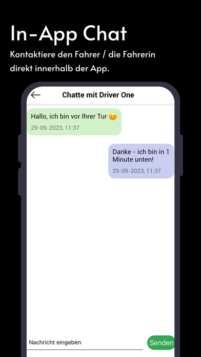 quickz - Günstige Fahrten Screenshot