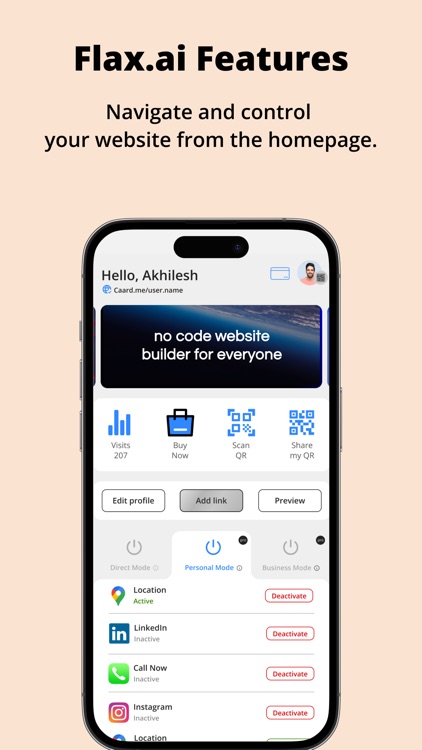 Flax.ai: Mini Website Builder