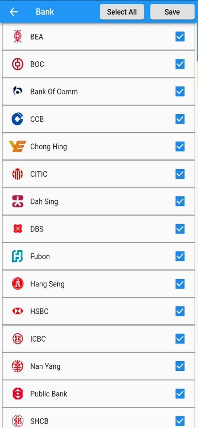 香港 銀行 外幣 匯率