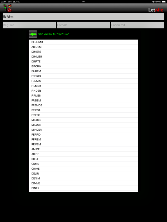 Screenshot #5 pour LetMix für Scrabble, Wordfeud