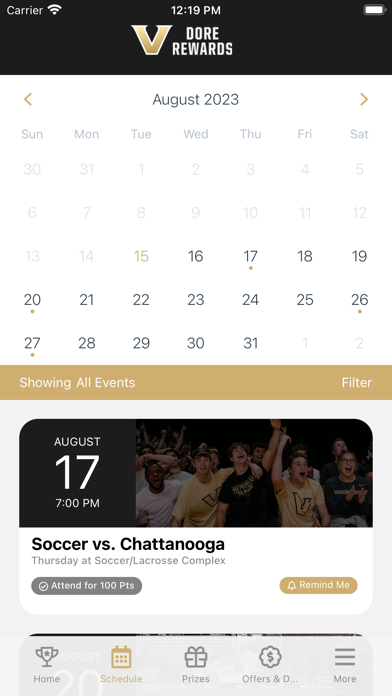 Dore Rewards Screenshot