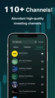 stockcast-stocks & podcast iphone screenshot 3