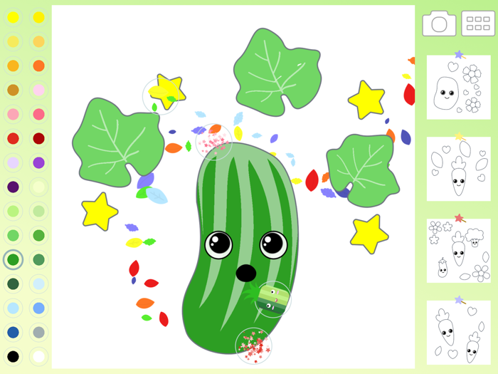 Vegetable Coloring Kid Toddler