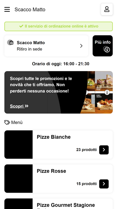 Scacco Matto - pizza & beer Screenshot