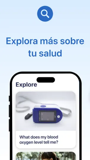 Captura de pantalla de Blood Oxygen App en iPhone 9