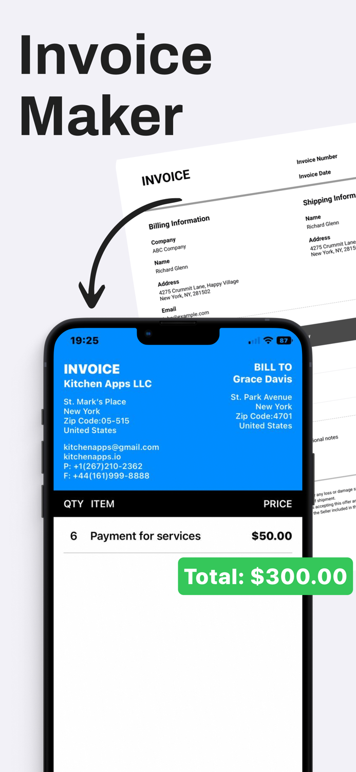 Invoice Maker and Receipt Maker