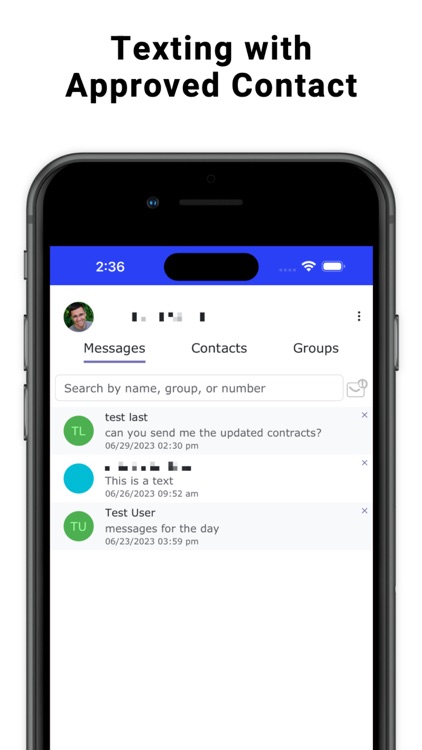 Texting with Approved Contact
