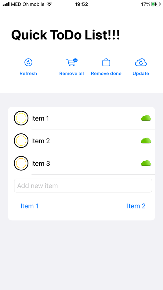#2. Simple QuickToDo (iOS) 由: Bratislav Ljubisic