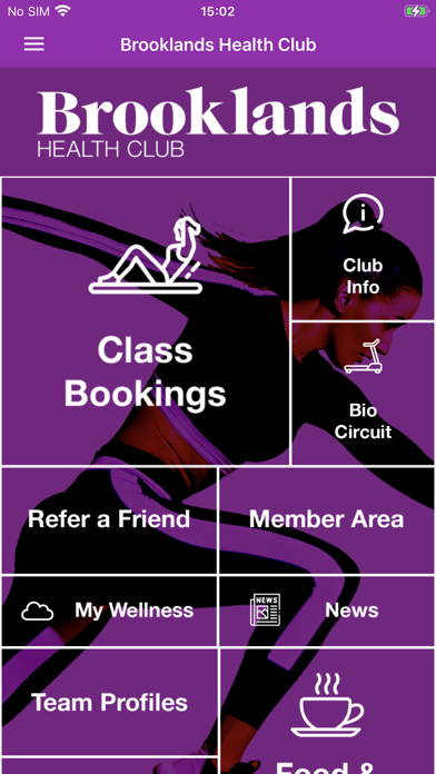 Brooklands Health Club Screenshot
