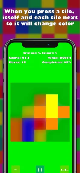 Game screenshot Rainbow Grid: Logic Game apk