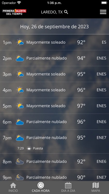 Primera Alerta del Tiempo