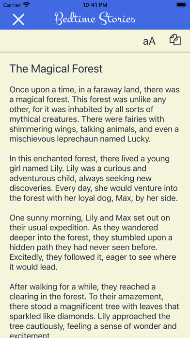 Bedtime Story Generator Screenshot