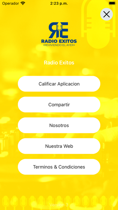Radio Exitos Screenshot