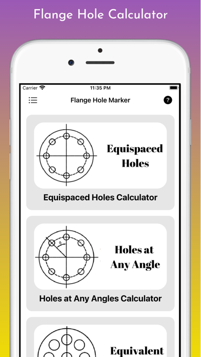 Flange Hole Marker Pro Screenshot