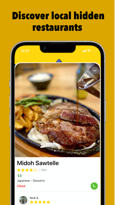 pick4me: Discover restaurants Screenshot