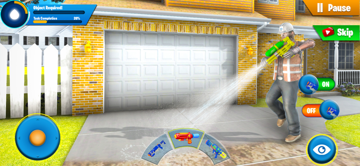 Power Washing Gun Simulator