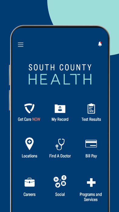 South County Health RI Screenshot